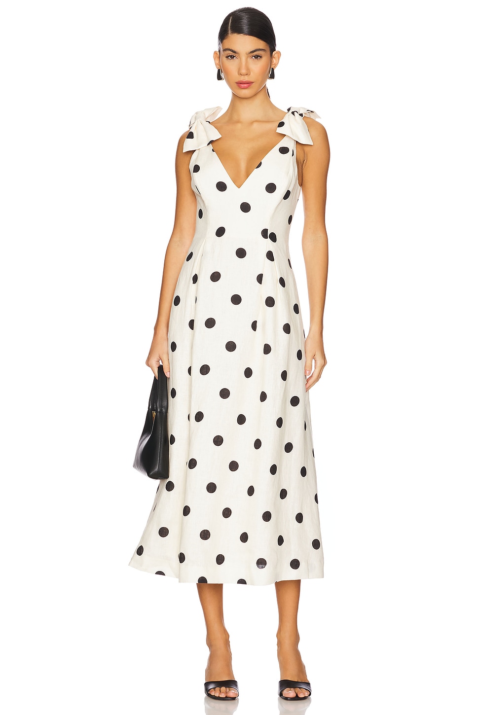 Zimmermann Crush V Neck Midi Dress