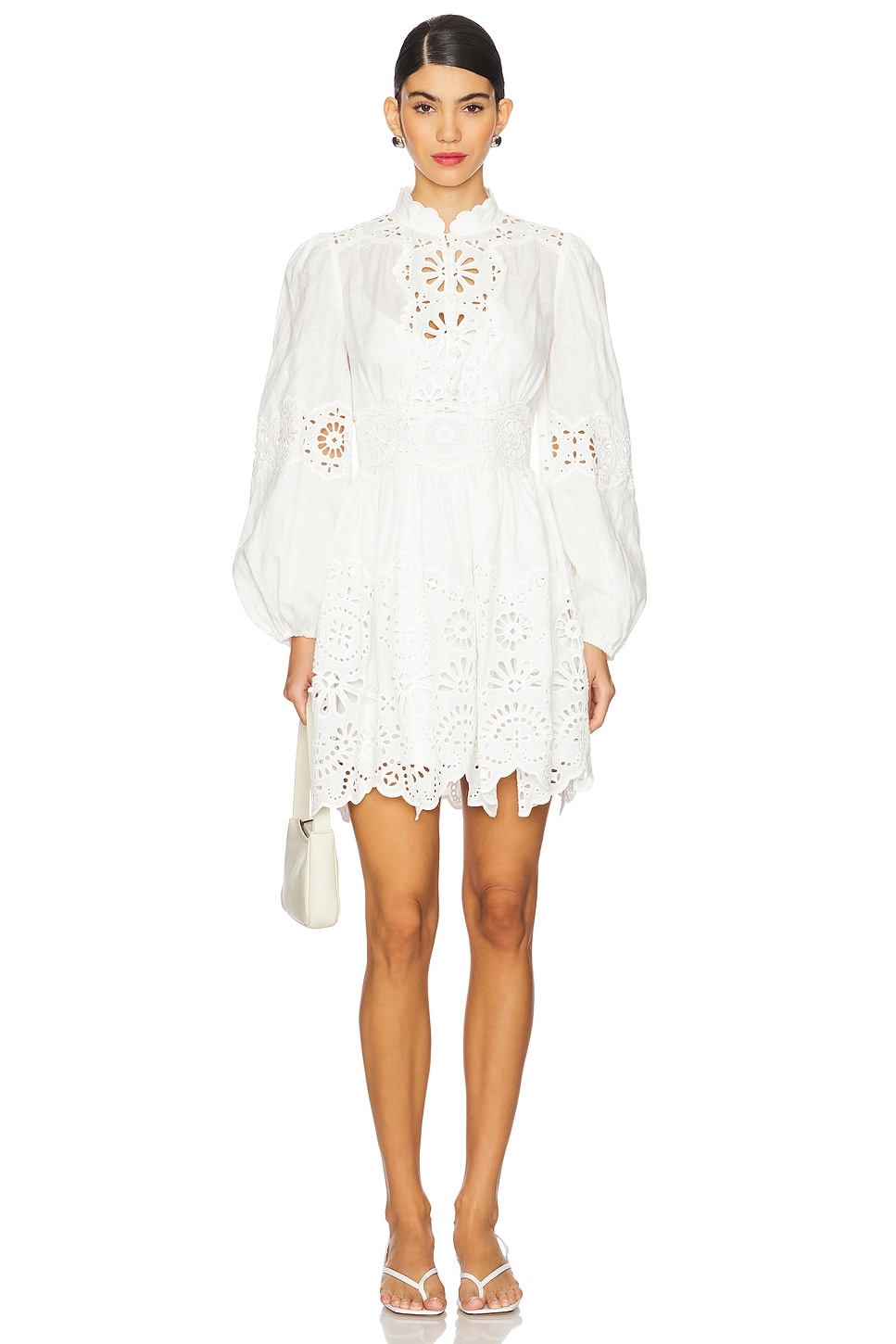 Zimmermann Acacia Broderie Mini Dress