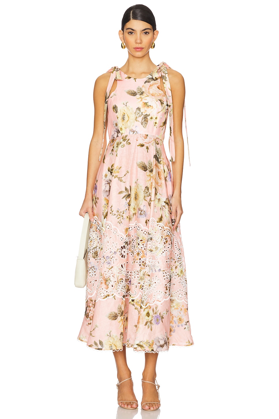 Zimmermann Acacia Broderie Midi Dress