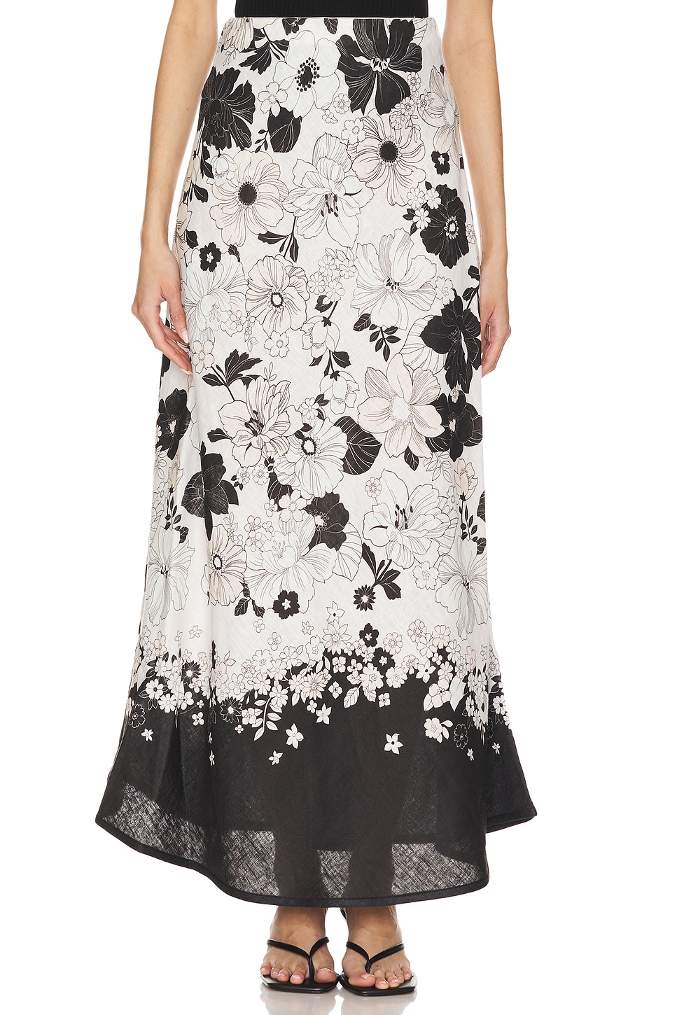 Zimmermann Pop Bias Midi Skirt