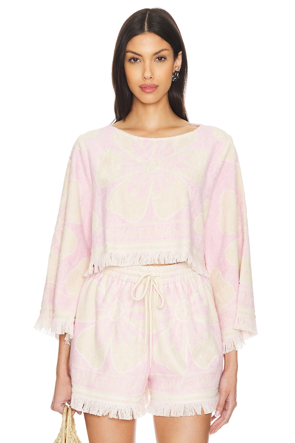 Zimmermann Pop Towelling Crop Top