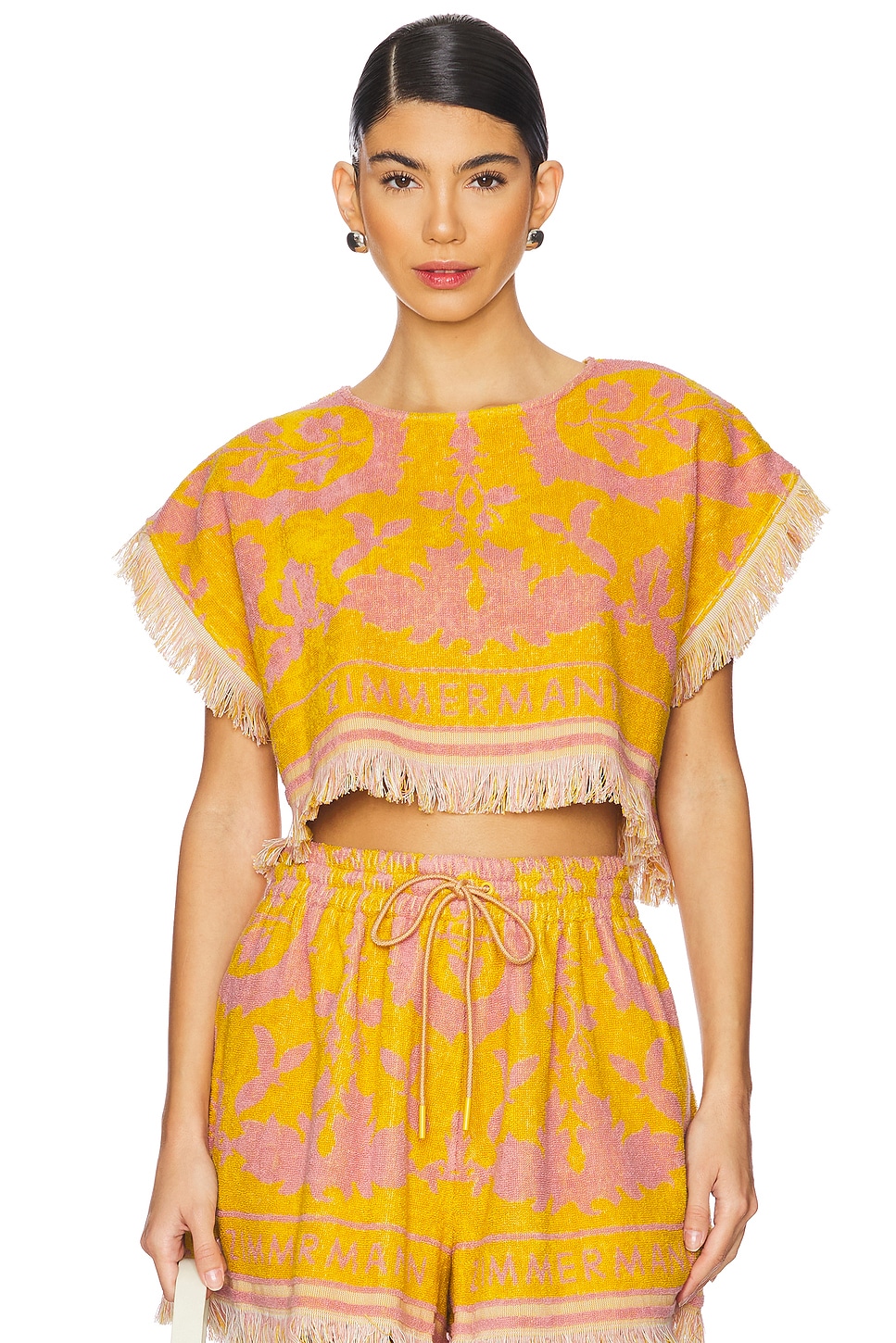 Zimmermann Wylie Toweling Crop Top