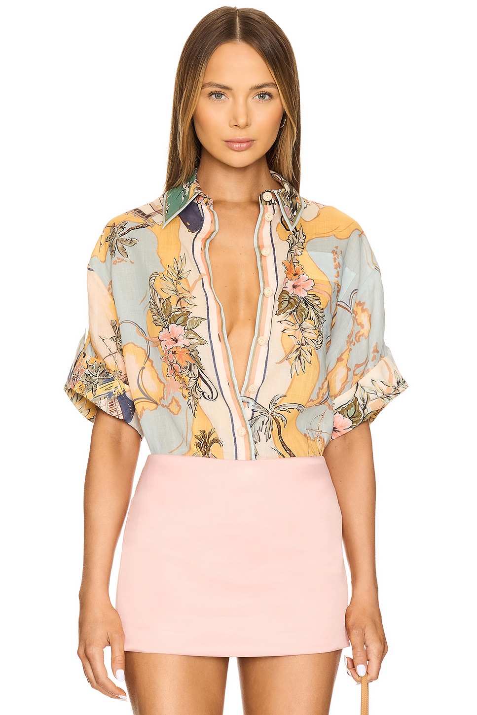 Zimmermann Tallow Relaxed Shirt