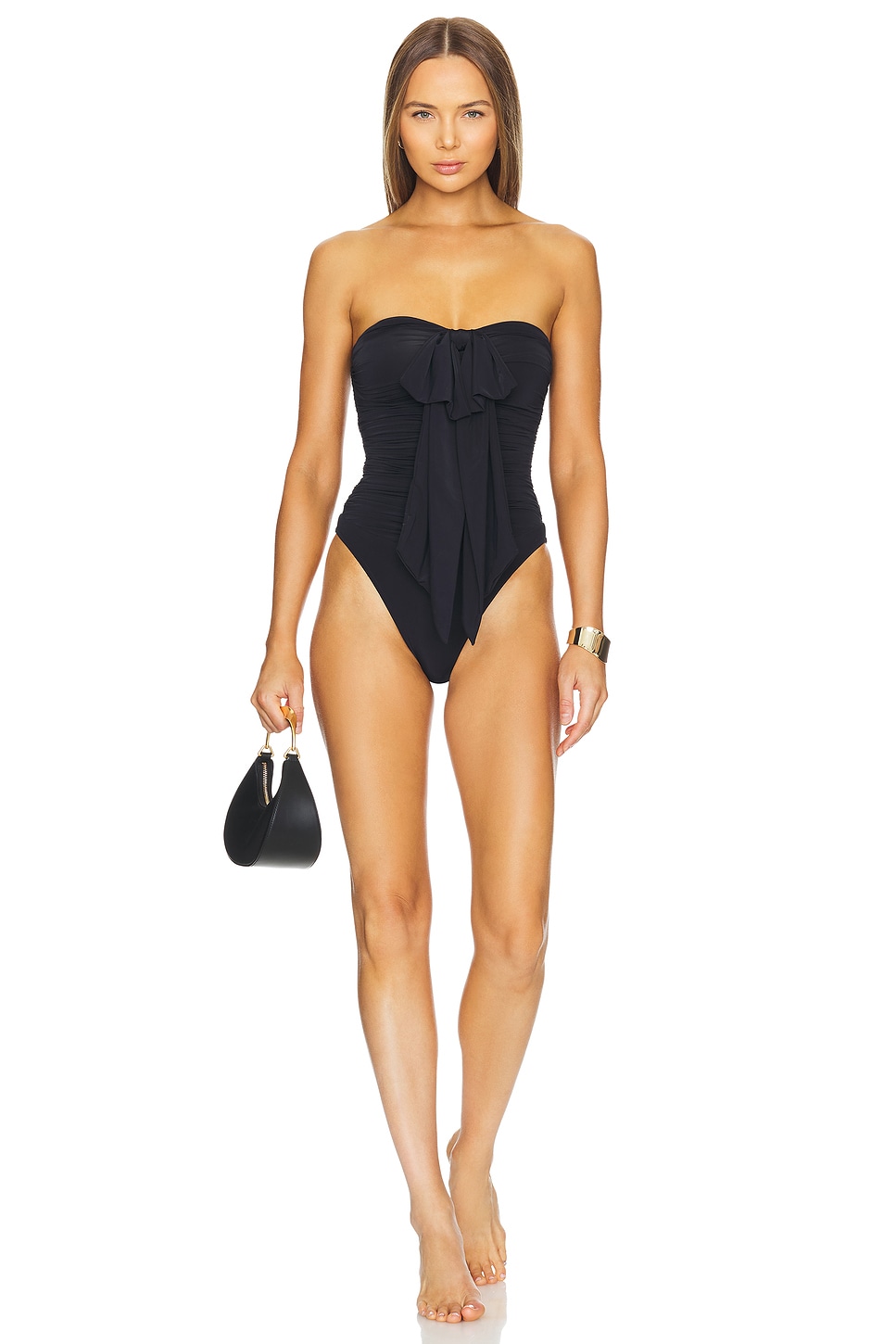 Zimmermann Halliday Drape Bow One Piece