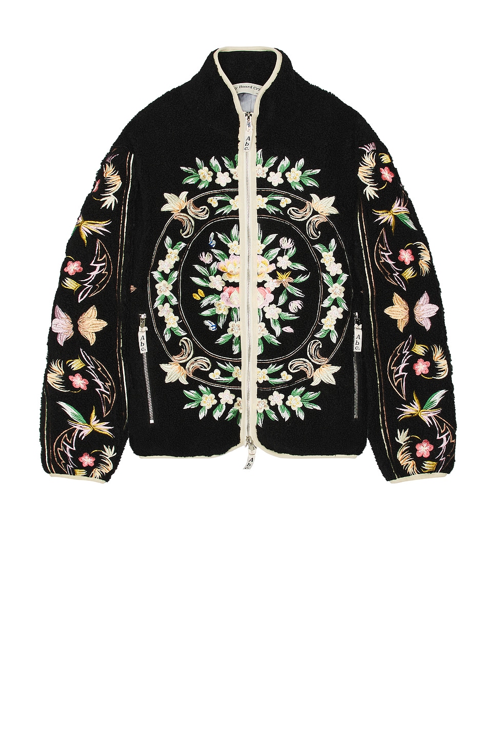 Advisory Board Crystals Floral Fleece Zip Up