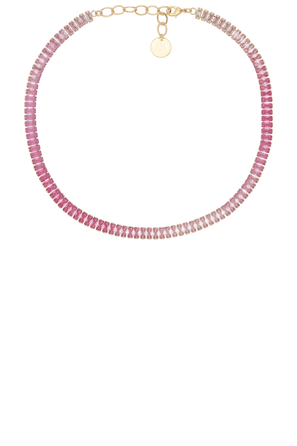 Anton Heunis Tennis Necklace With Graffiti Effect