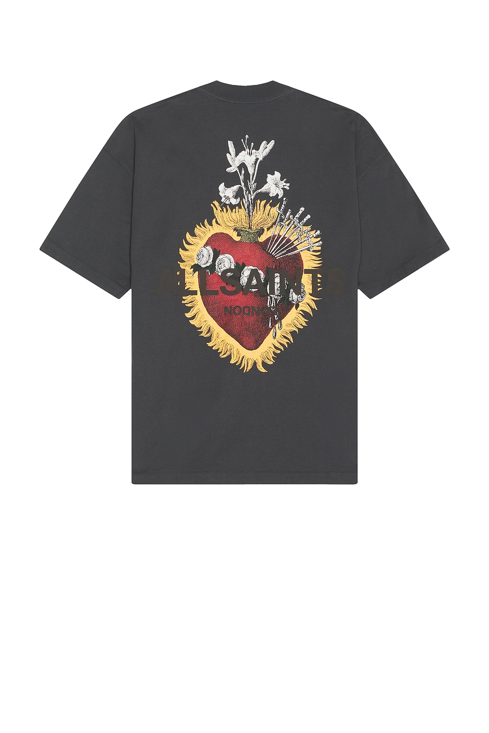 ALLSAINTS Heartfelt Puffy Graphic Tee