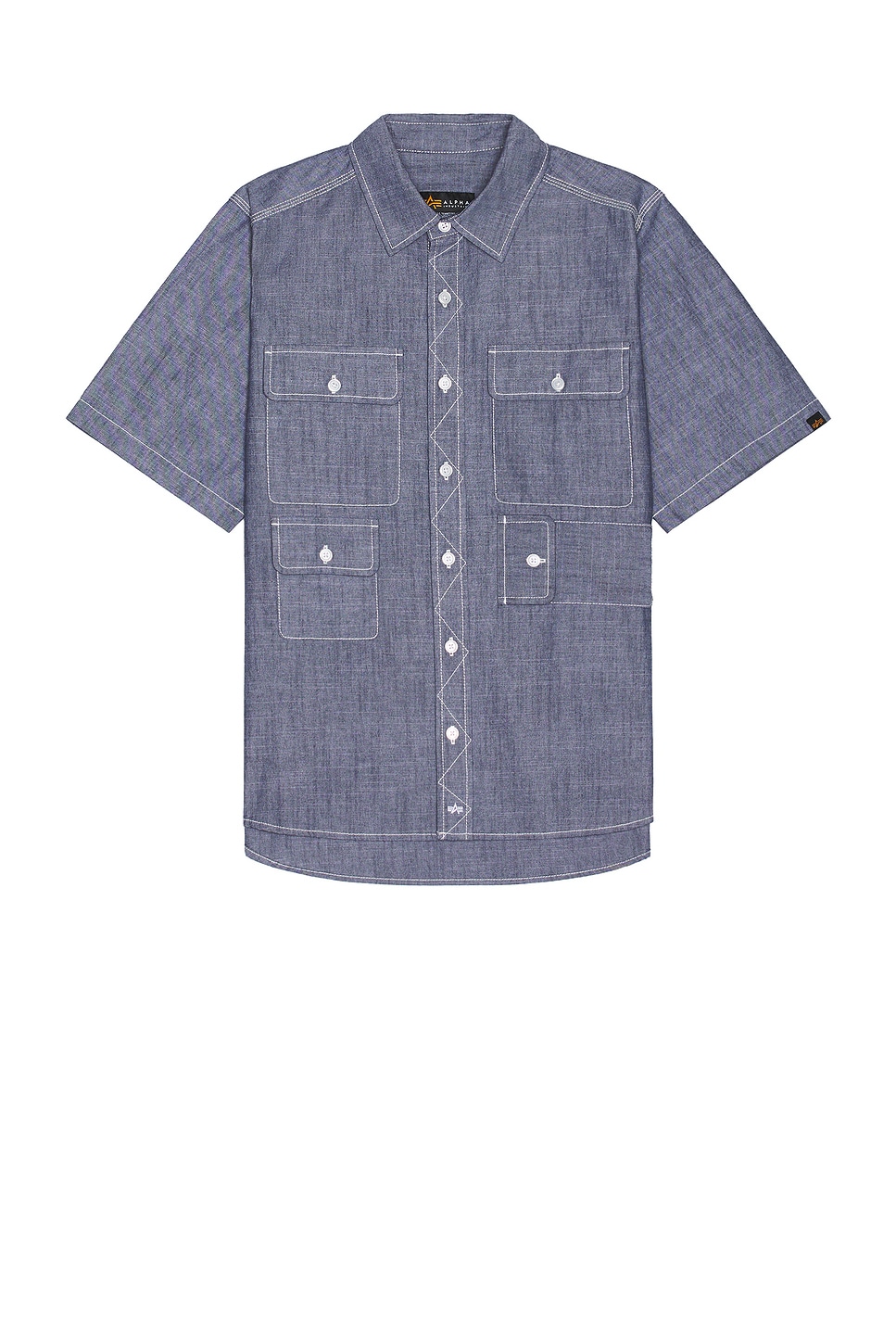 ALPHA INDUSTRIES Short Sleeve Multi Pocket Shirt