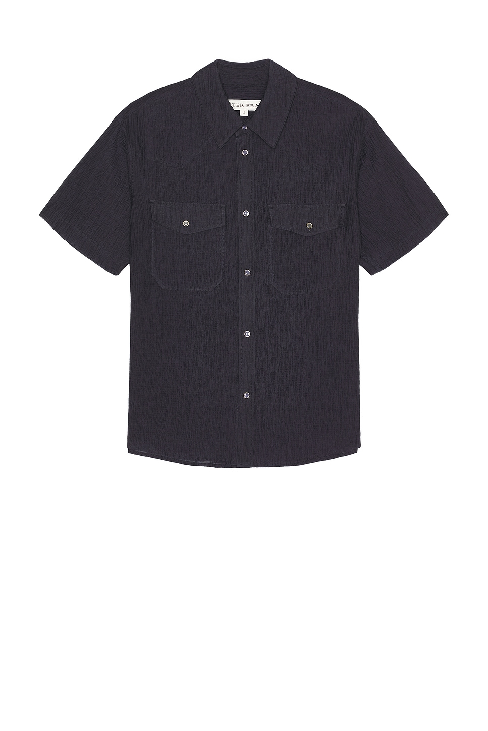 After Pray Western Seersucker Short Sleeve Shirt