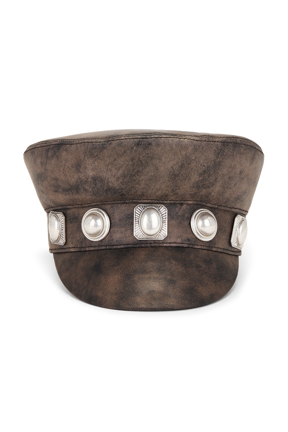 AREA Leather Porter Hat