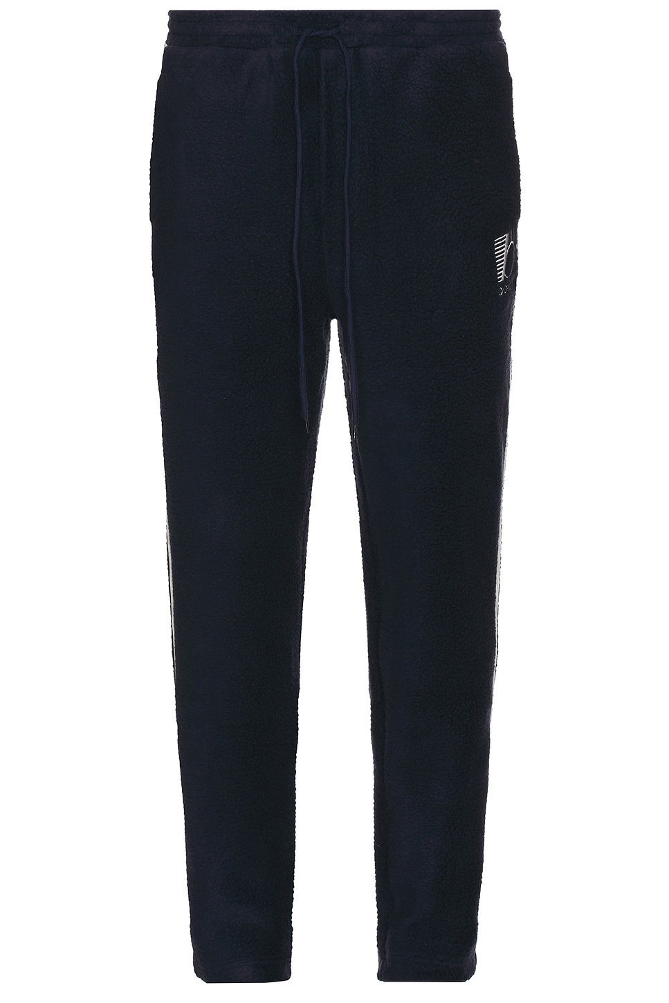 Bound Reverse Fleece Grid Straight Joggers