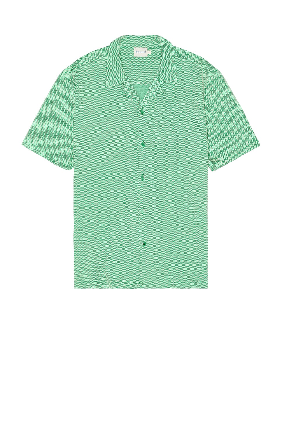 Bound Diamond Cuban Short Sleeve Shirt