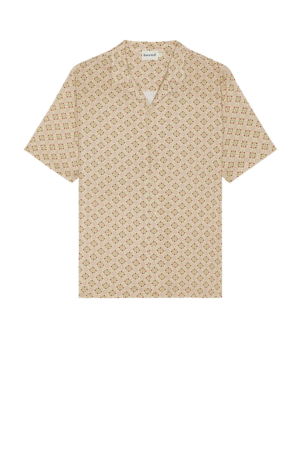 Bound Floral Mosaic Shirt