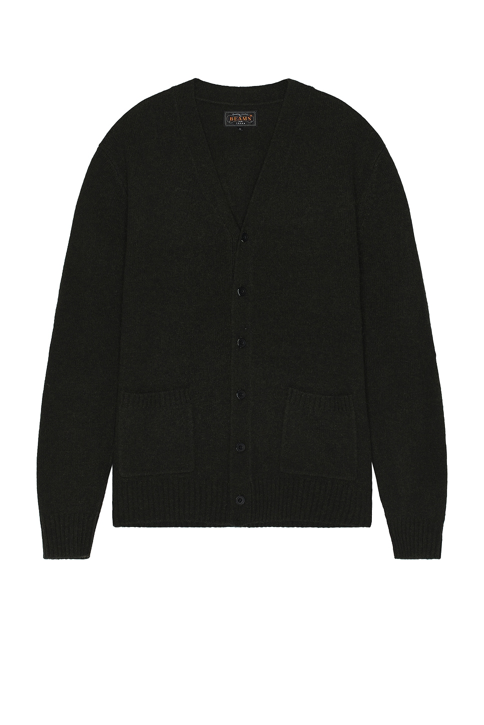 Beams Plus Elbow Patch Cardigan