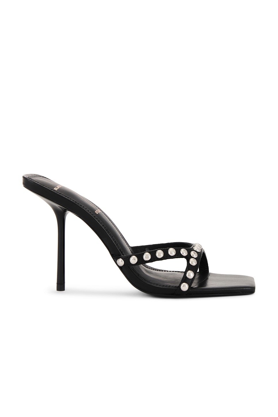 BLACK SUEDE STUDIO Leo 95 Square Toe Sandal