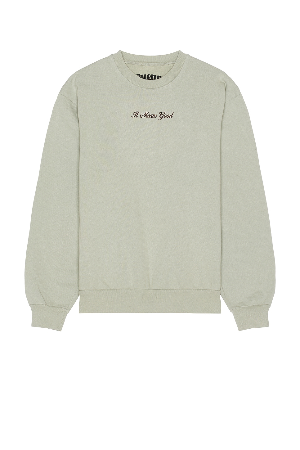 Bueno Embroidery Script Logo Crewneck