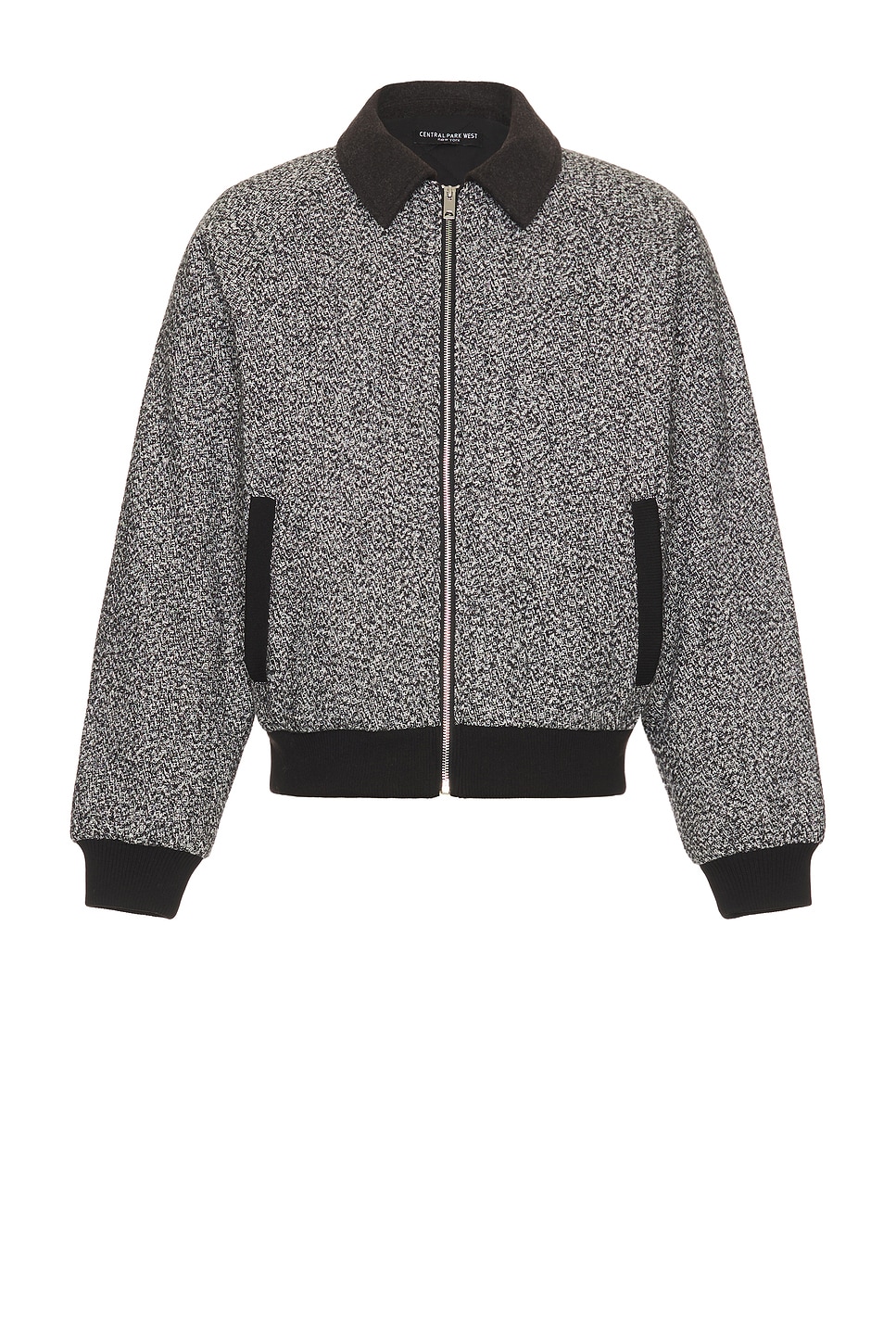 Central Park West Ryan Tweed Bomber Jacket