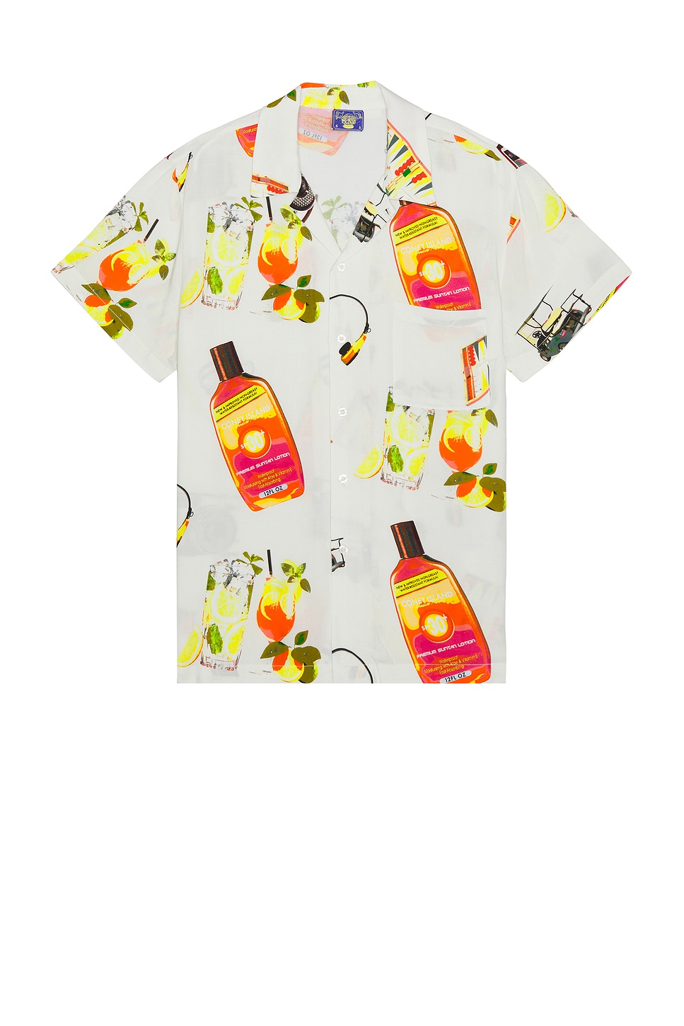 Coney Island Picnic Rayon Camp Shirt