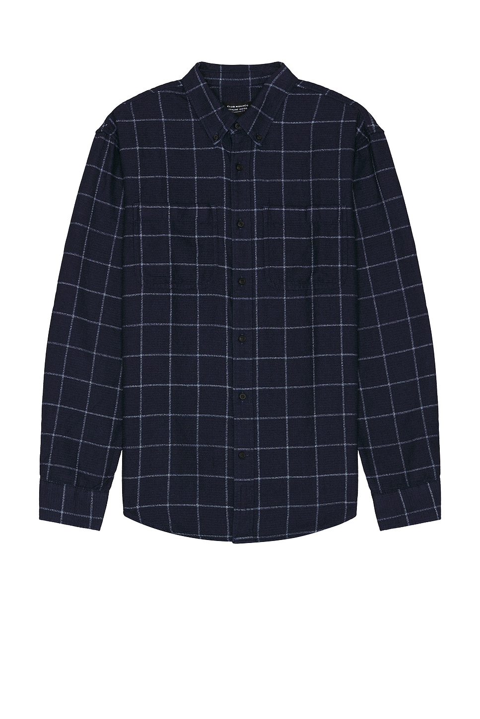 Club Monaco Plaid Utility Shirt