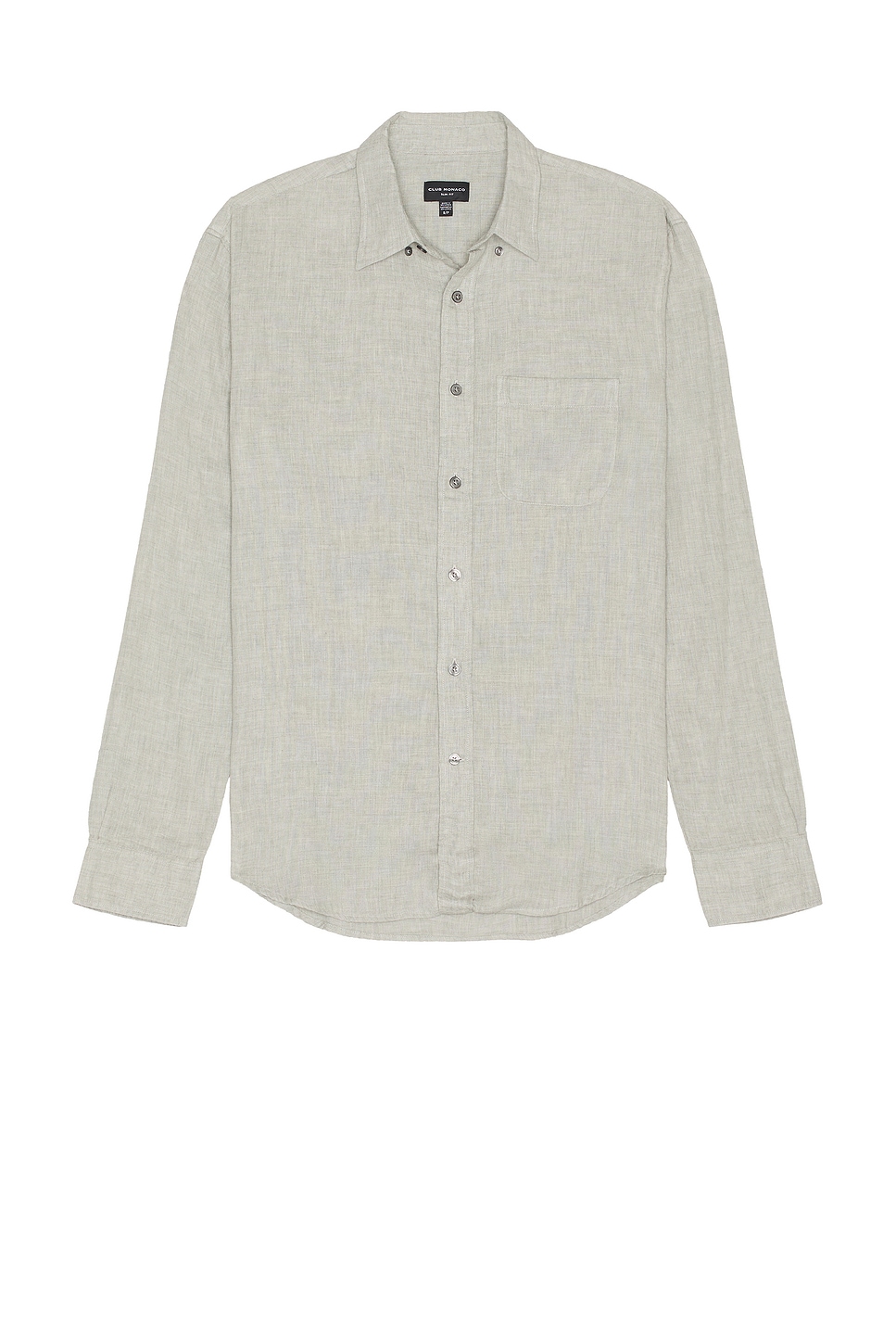 Club Monaco Long Sleeve Lightweight Double Face Shirt