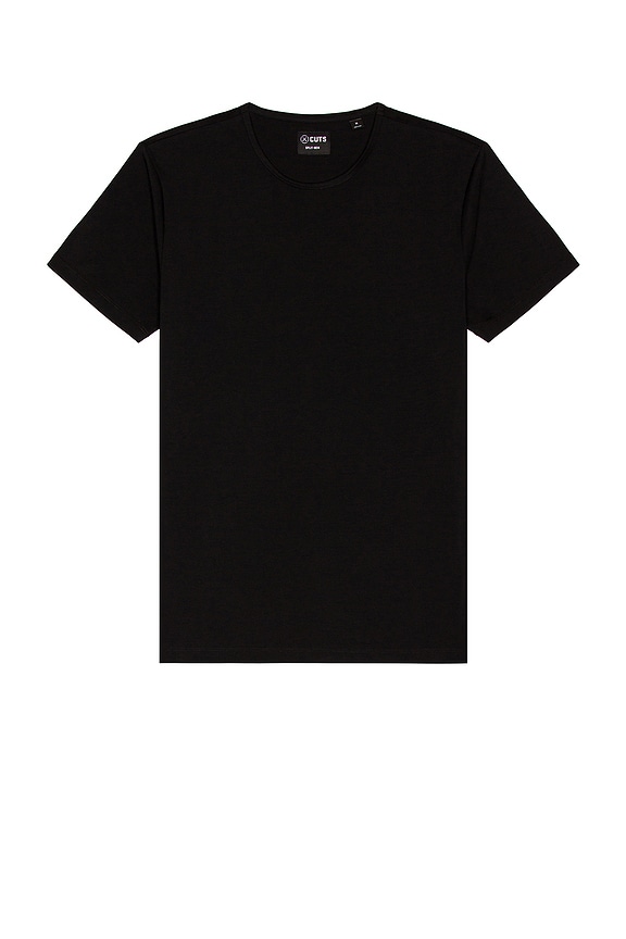 Cuts Crew Split Hem T-Shirt