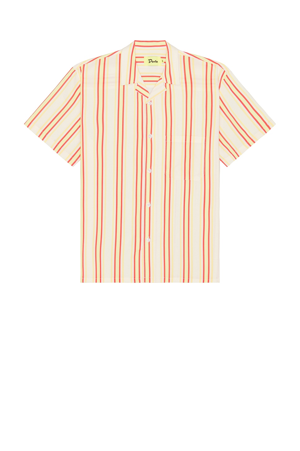 Duvin Design Stripe Leisure Stretch Button Up Shirt