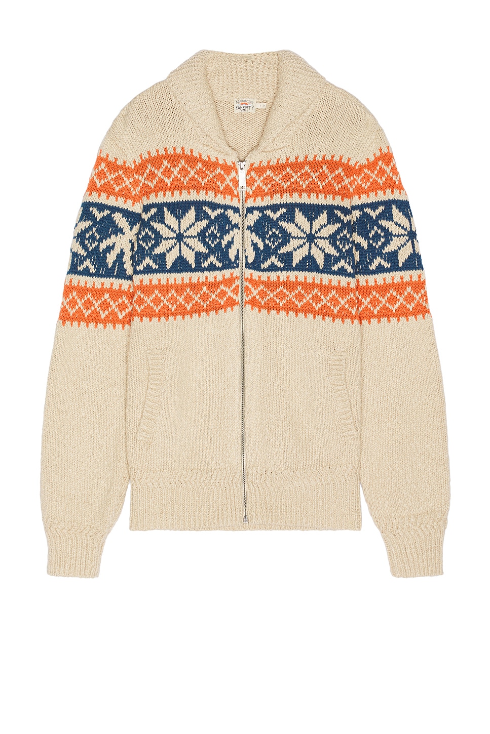 Faherty Surf To Snow Zip Cardigan