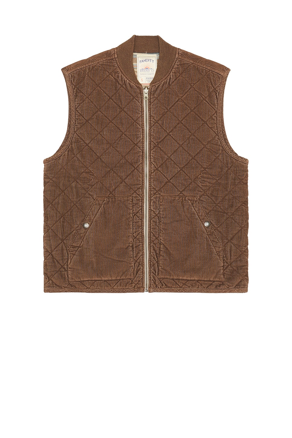 Faherty Reversible Corduroy Vest