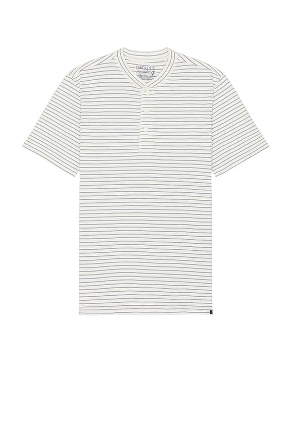 Faherty Short Sleeve Sunwashed Henley