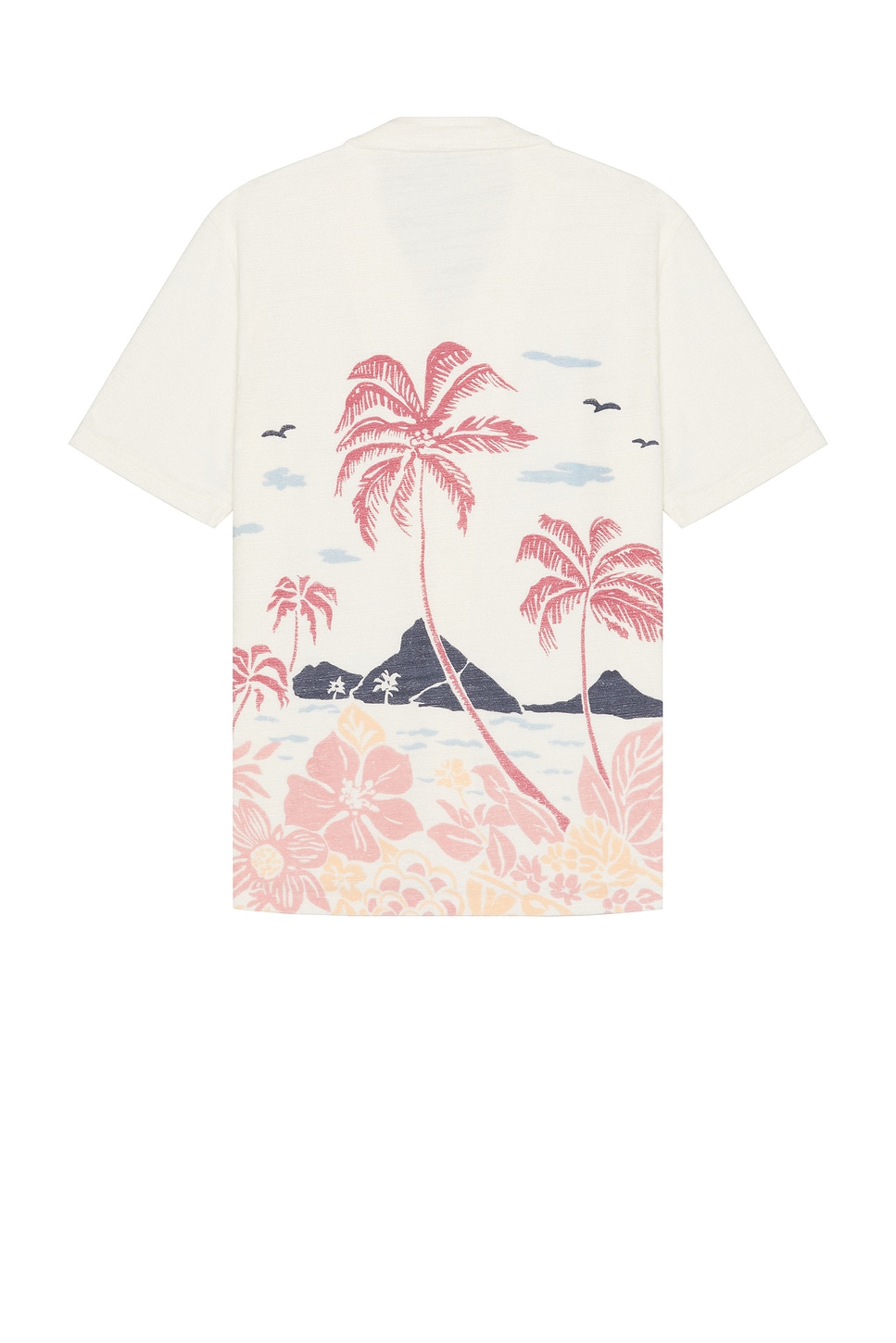 Faherty Short Sleeve Cabana Towel Terry Shirt