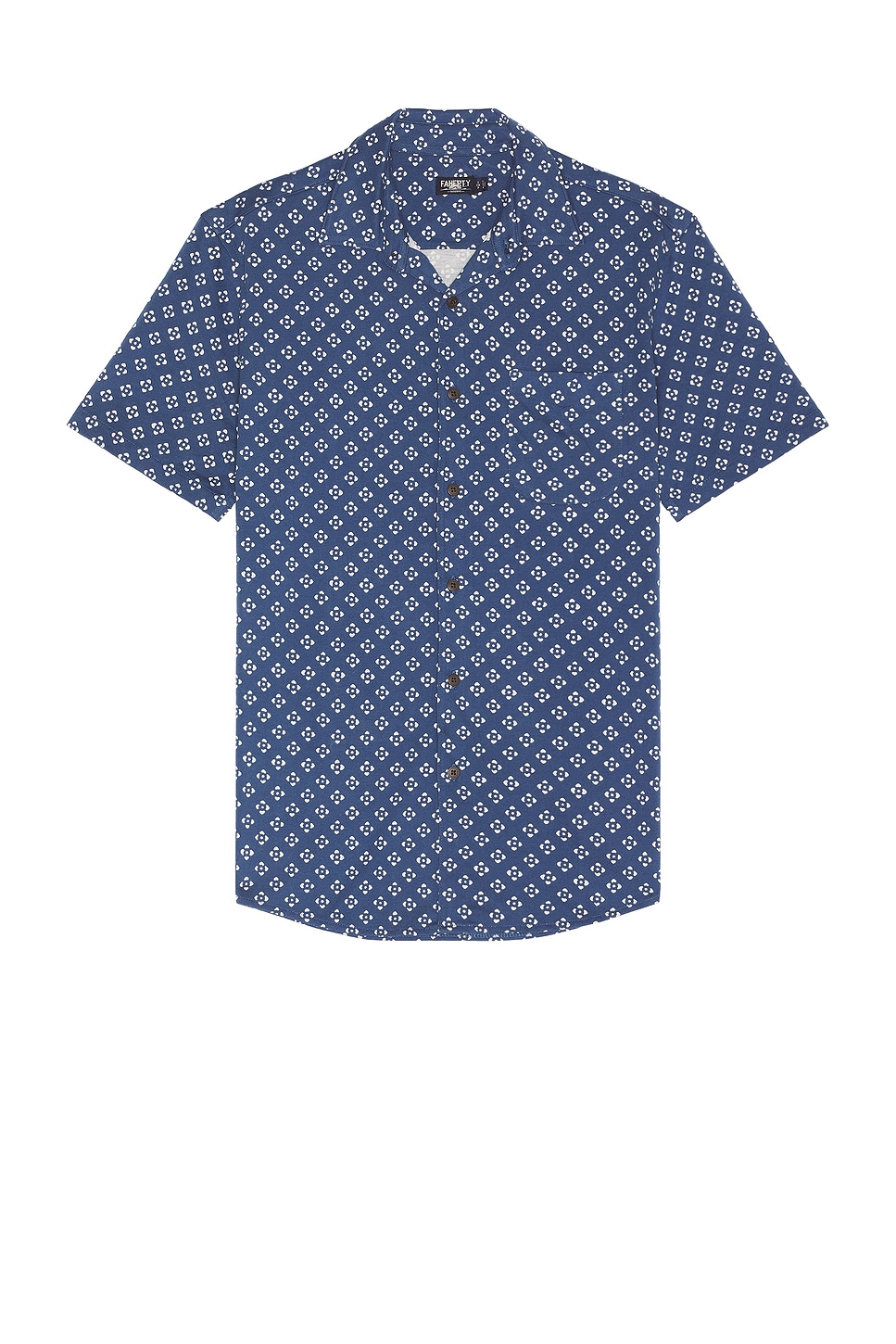 Faherty Short Sleeve Reserve Pima Shirt