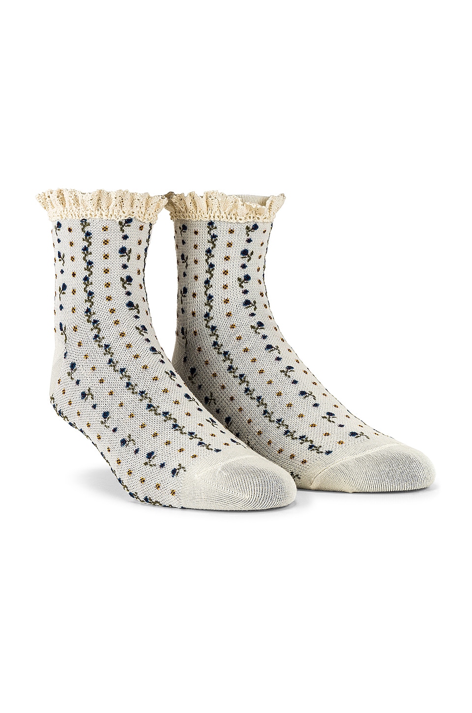 Free People Rosebud Waffle Knit Sock