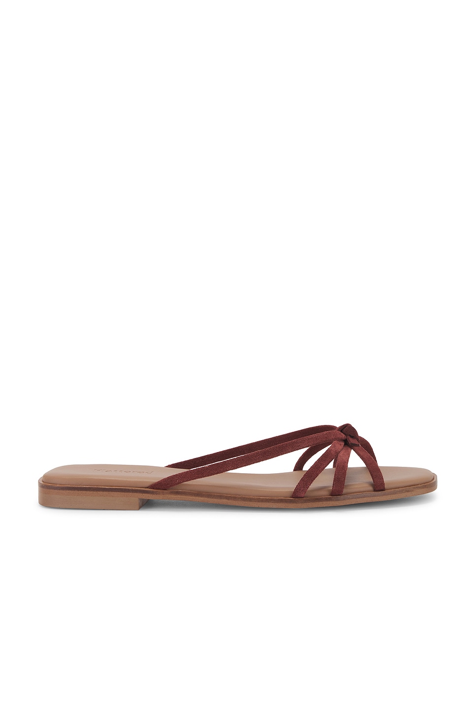 Flattered Mimosa Leather Suede Sandal