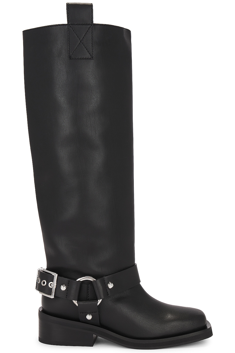 Ganni Biker Tubular Boot