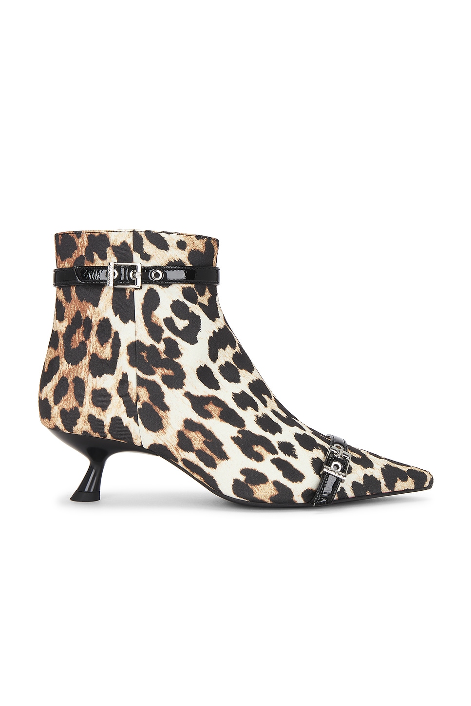 Ganni Eyelets Kitten Heel Boot