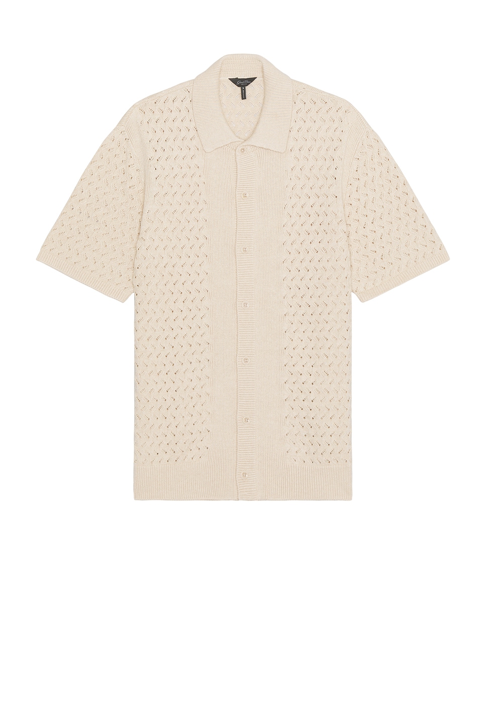 Good Man Brand Essex Short Sleeve Open Knit Shirt