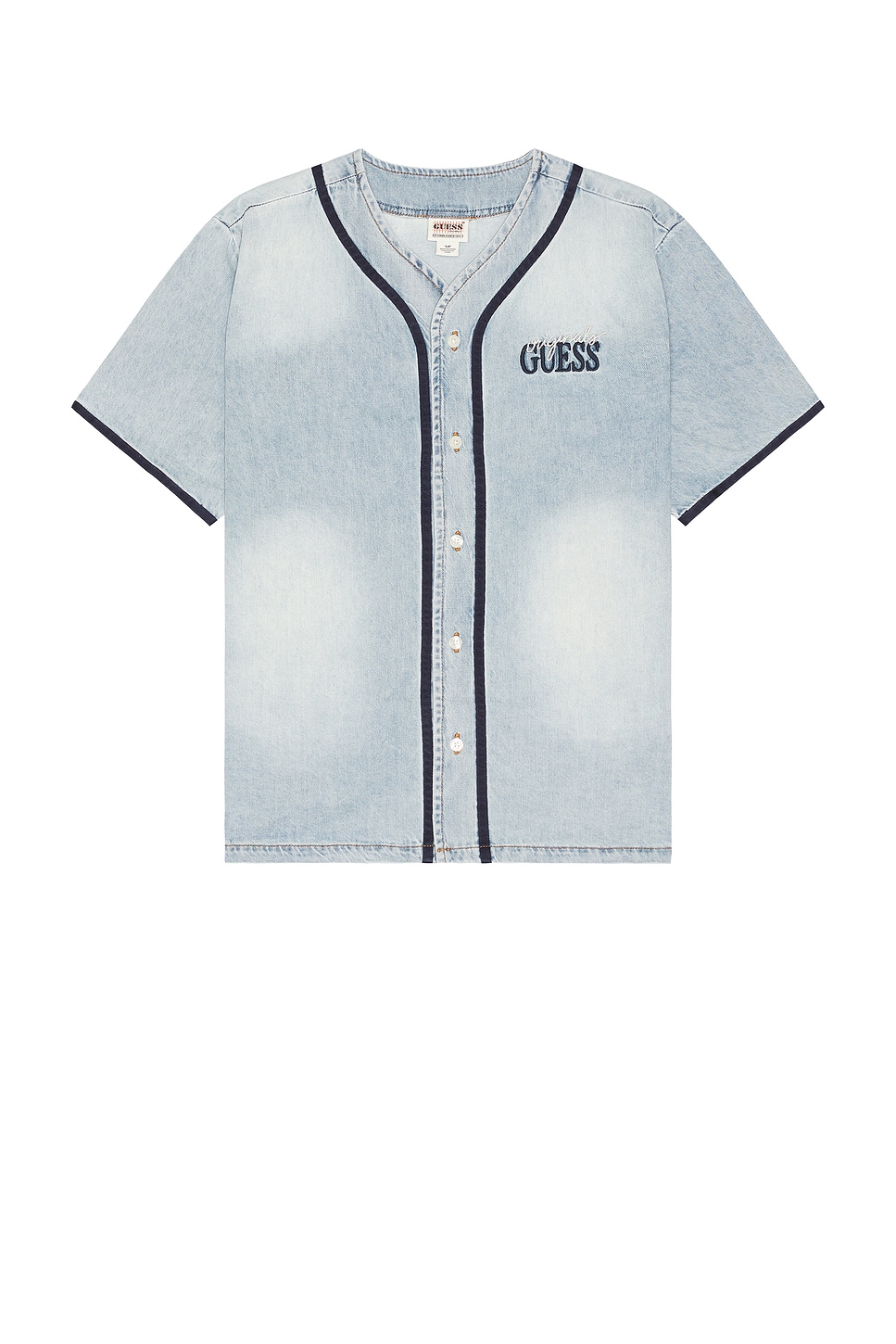 Guess Originals Denim Baseball Shirt