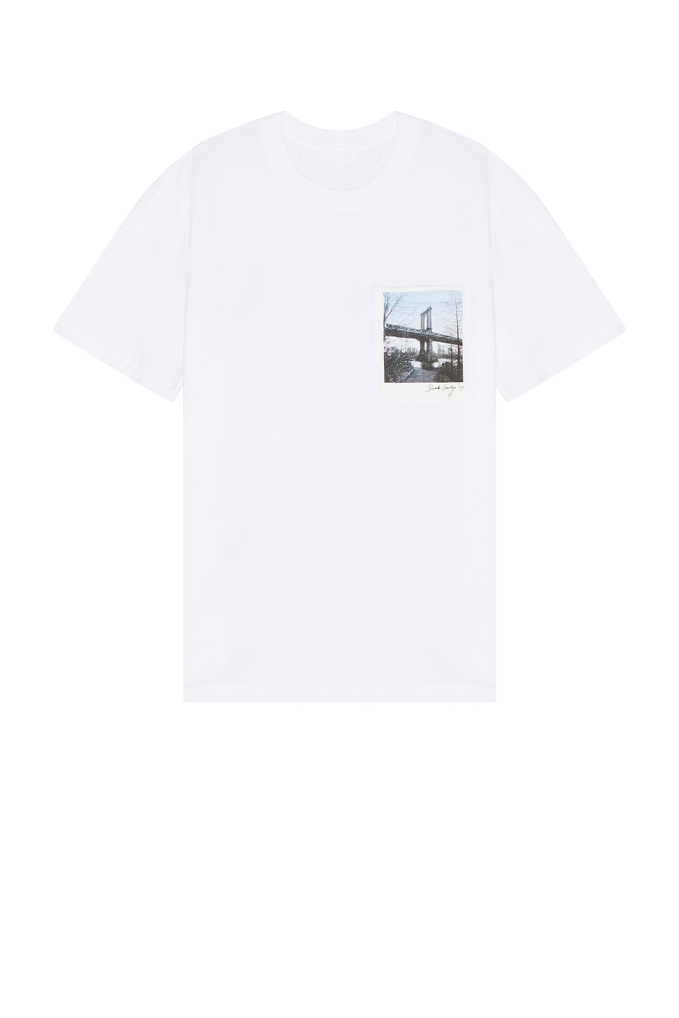 Helmut Lang Postcard Skyline Short Sleeve T-Shirt