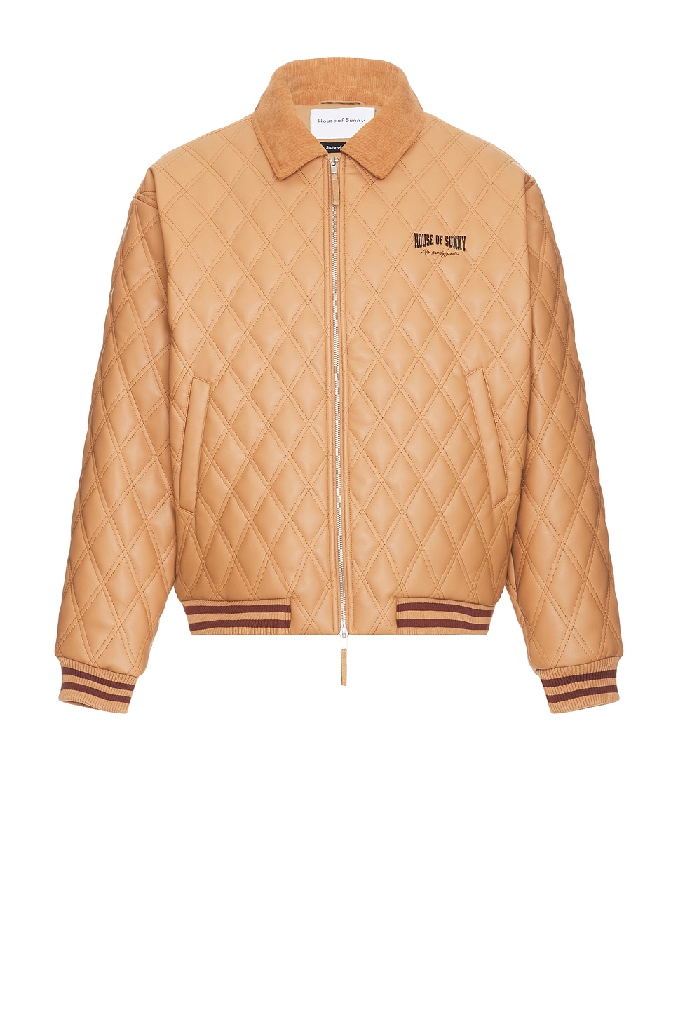 House of Sunny Midcentury Quilt Bomber Jacket