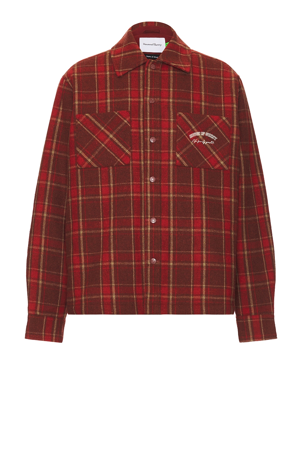 House of Sunny Heavyweight Plaid Overshirt