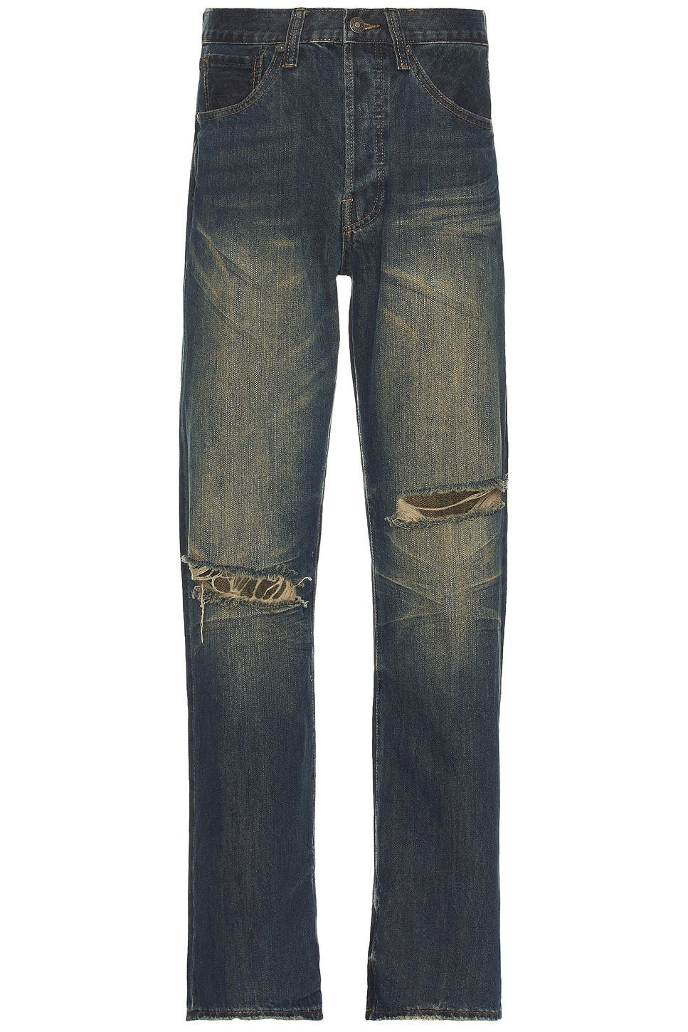 Jaded London Slub Straight Fit Jean