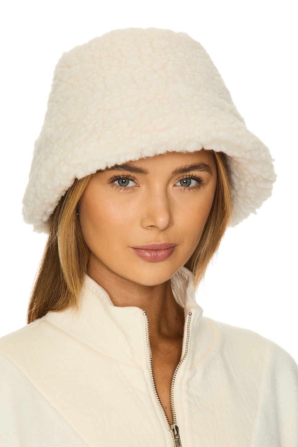 jocelyn Faux Shearling Bucket Hat