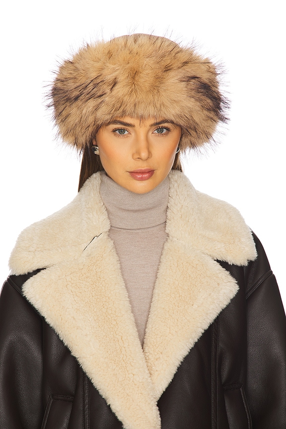 jocelyn Faux Shearling Roller Hat