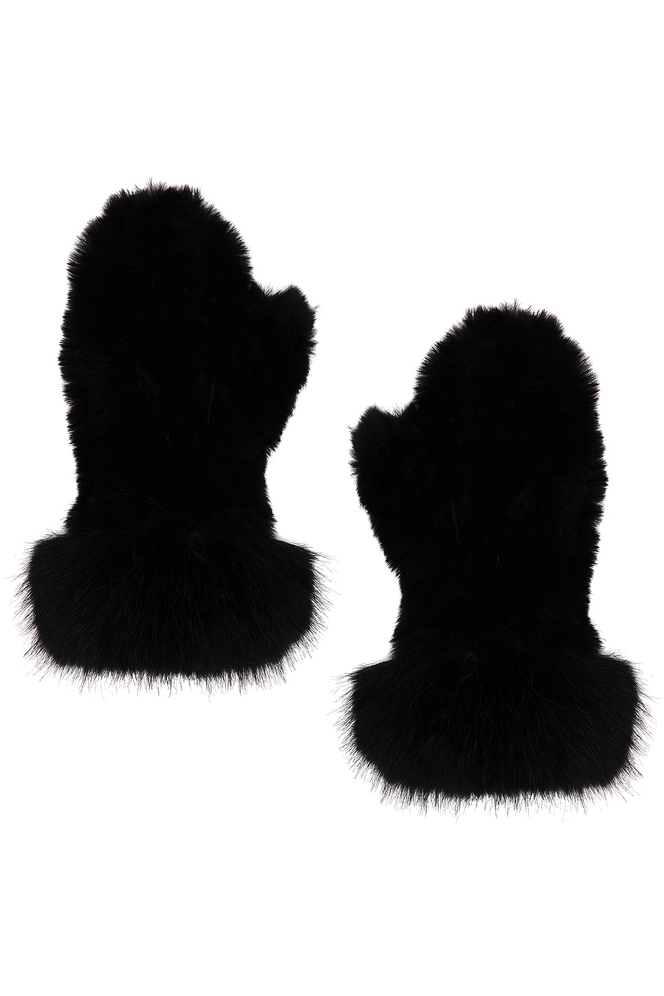 jocelyn Faux Rabbit Knit Mittens