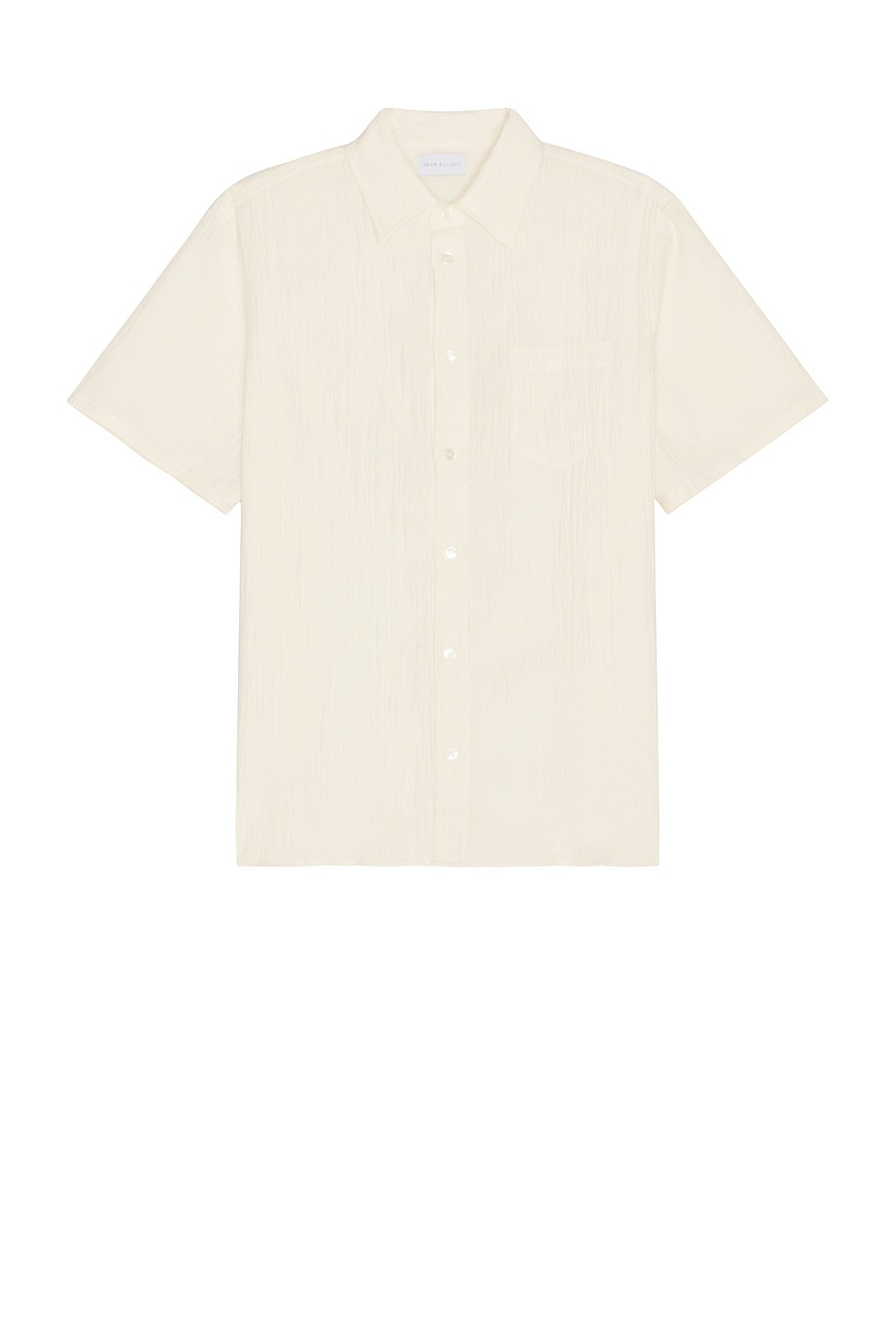 JOHN ELLIOTT Short Sleeve Cloak Button Up Shirt