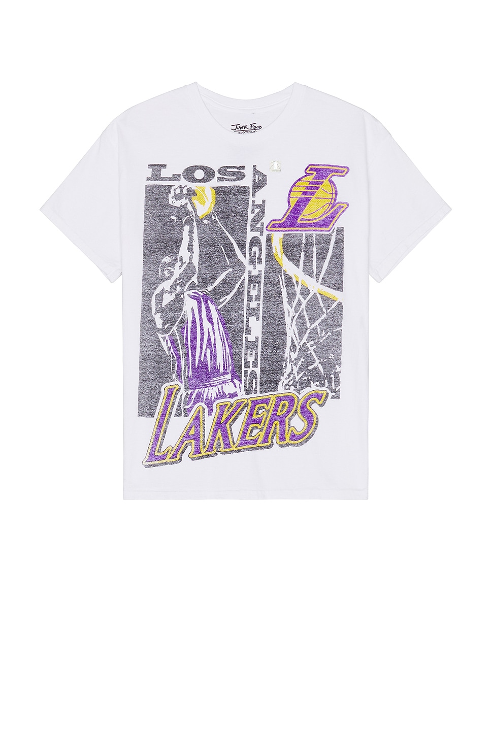 Junk Food Lakers Jump Shot Tee