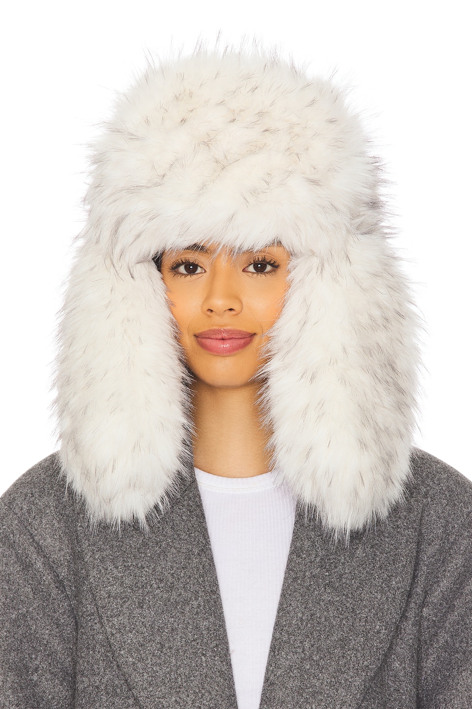 Kim Shui Oversized Faux Fur Trapper Hat