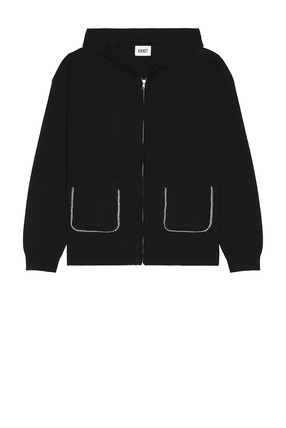 KROST Blanket Stitch Knit Zip Hoodie