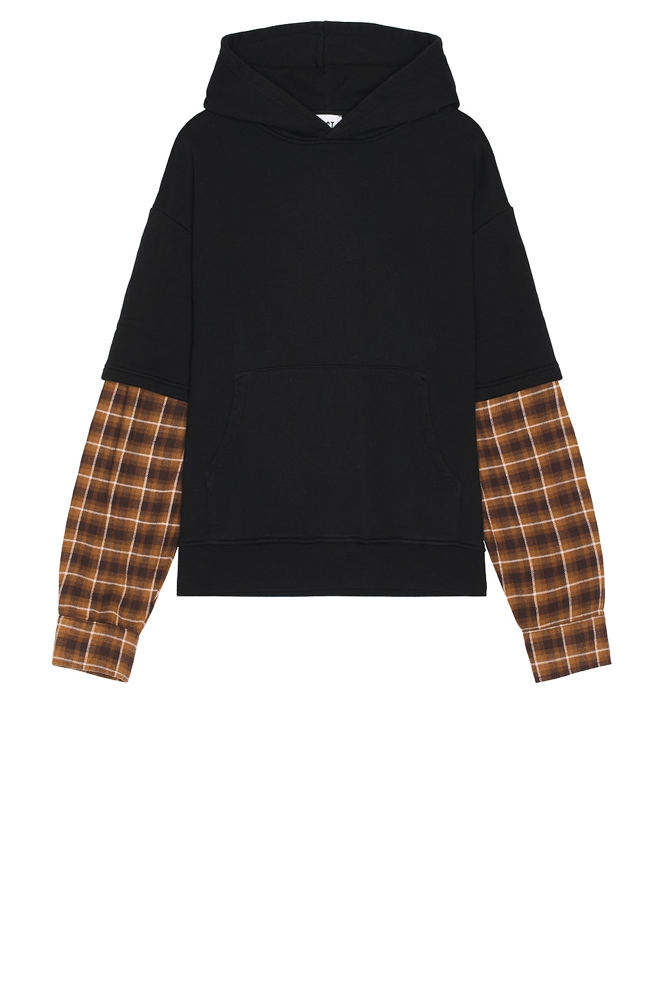 KROST Flannel Layered Hoodie