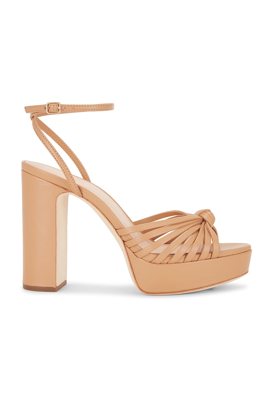 Loeffler Randall Rivka Leather Knot Platform Sandal